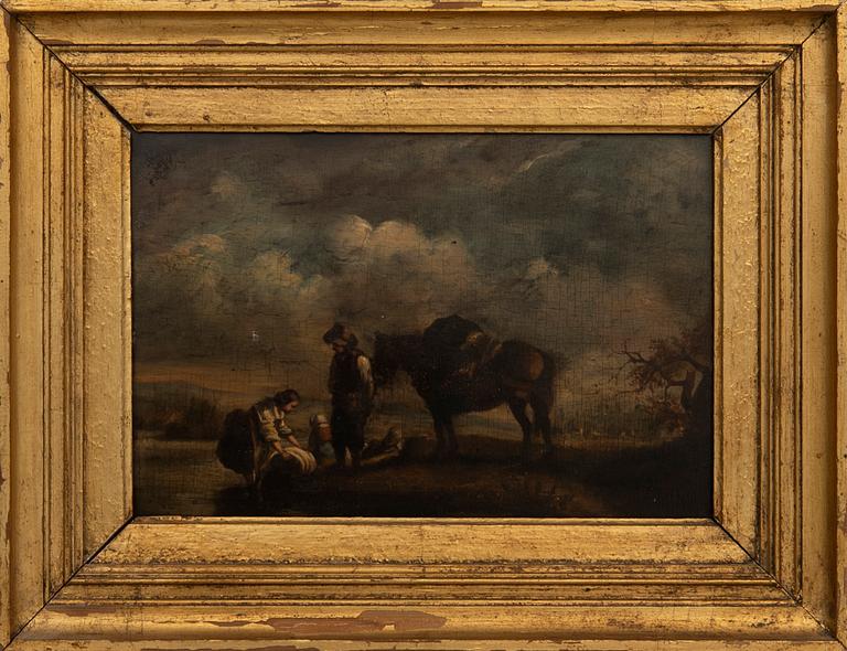 Unknown artist 18th century Resting group.