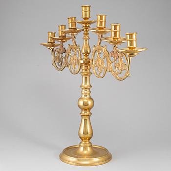 A seven-light candelabra, 20th ct.