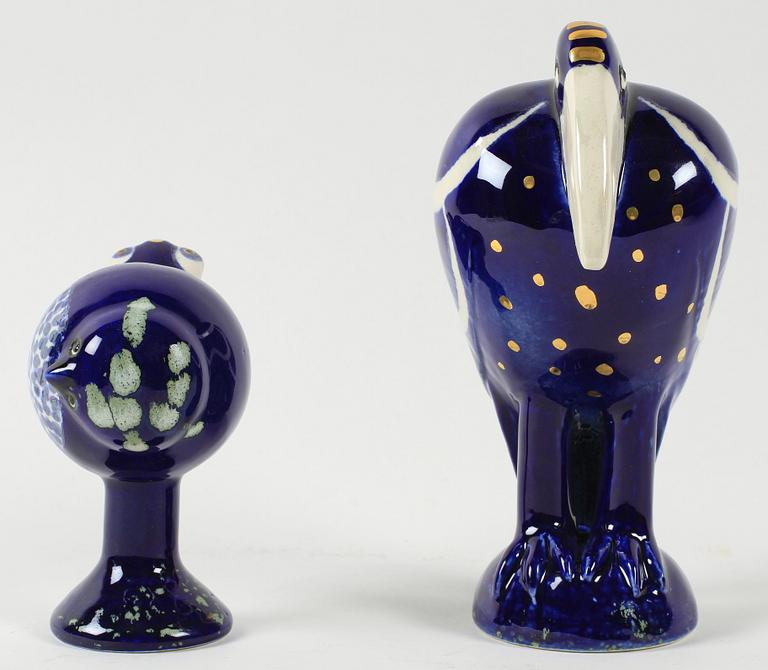 FIGURINER, 2 st, keramik, Lisa Larson Gustavsberg.