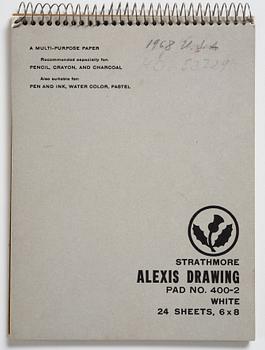 Lotte Laserstein, 4 skissböcker med blyertsteckningar.