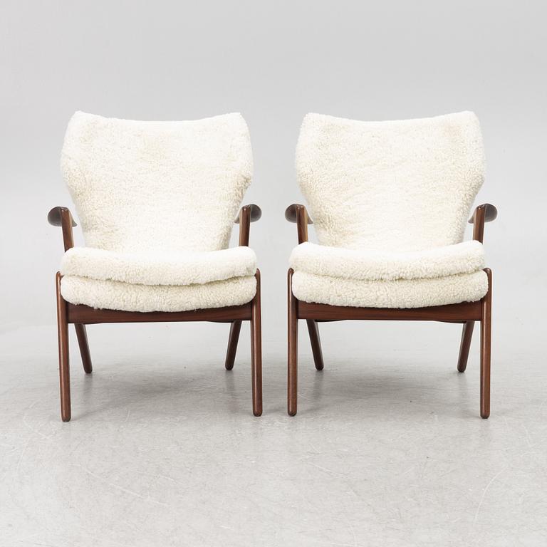 Kurt Østervig, attributed to. A pair of armchairs, Denmark.