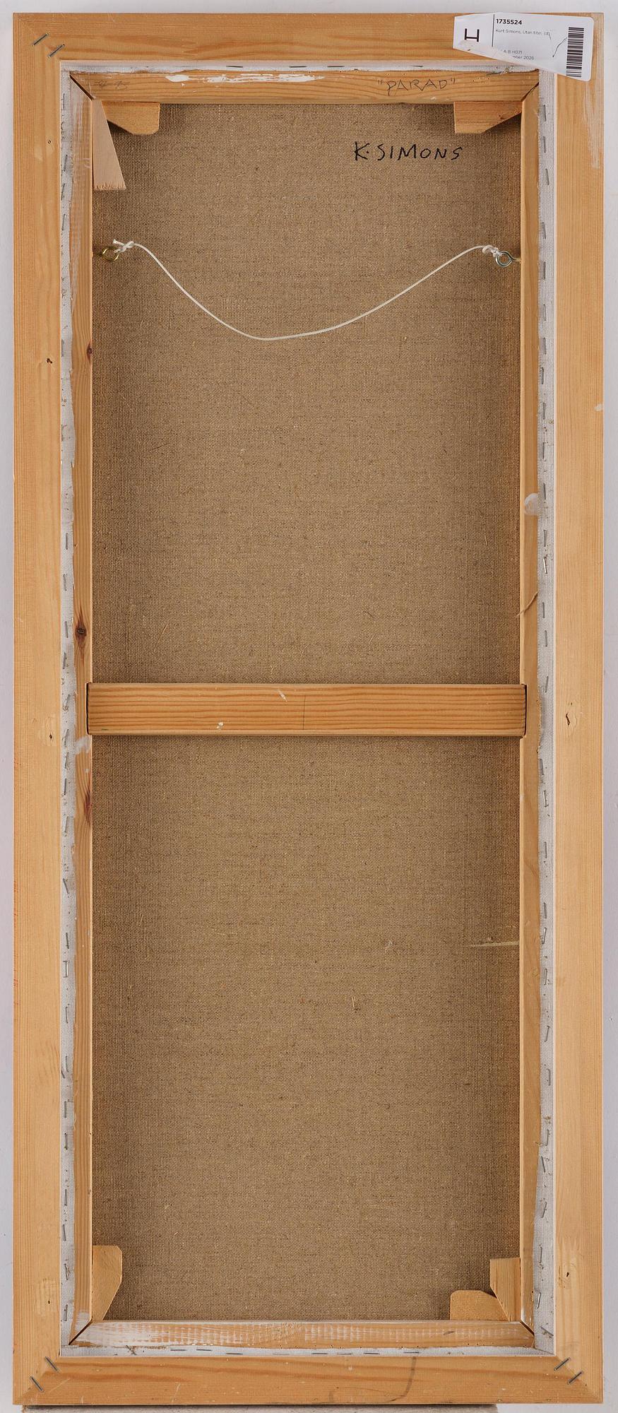 Kurt Simons, Untitled.