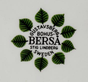 SERVISDELAR, 33 delar,  porslin, "Berså", Stig Lindberg, Gustavsberg, 1960/70-tal.