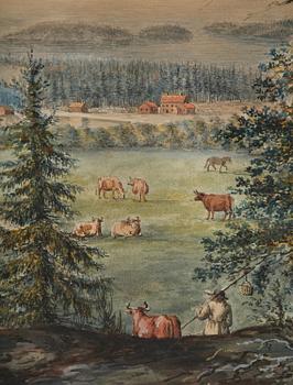 Carl Gustaf Gillberg, Vyer över bruk, ett par.