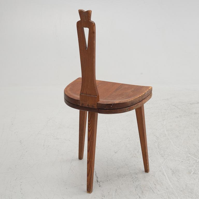 Carl Malmsten, a "Chair-Table", designed in 1937.