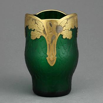 VAS, glas och mässing, märkt St Denis Paris. 1900-talets början.