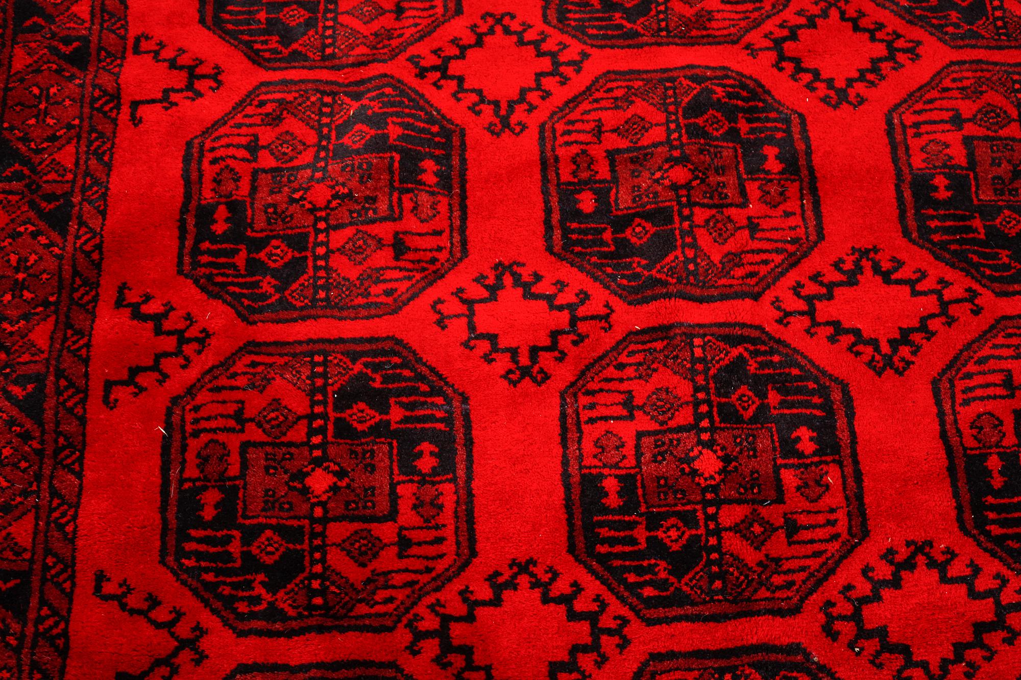 An Afghan rug, old, ca 280 x 210 cm.