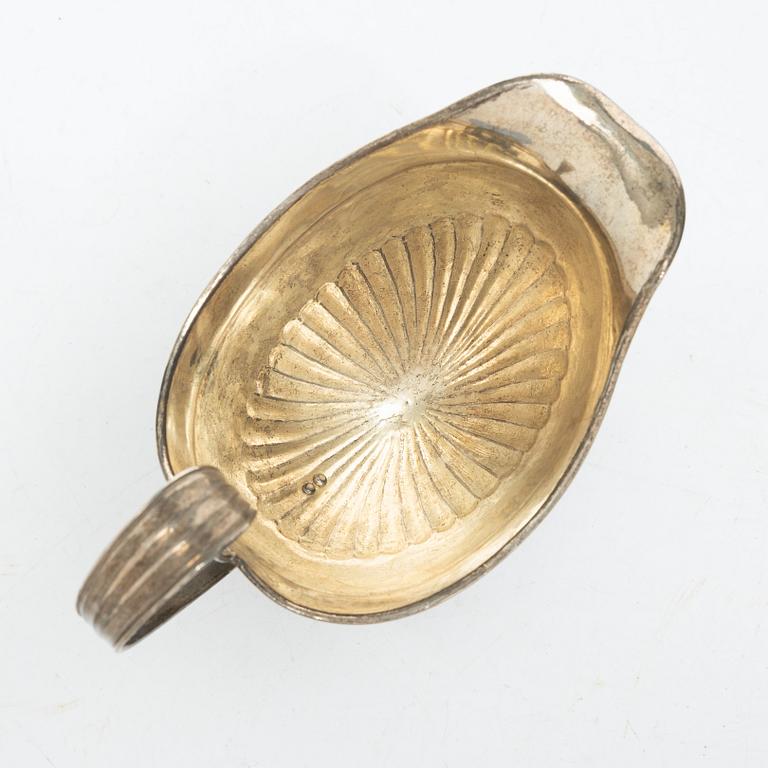 Gräddkanna, silver, empire, Lars Broman, Borgå (1797-1843).