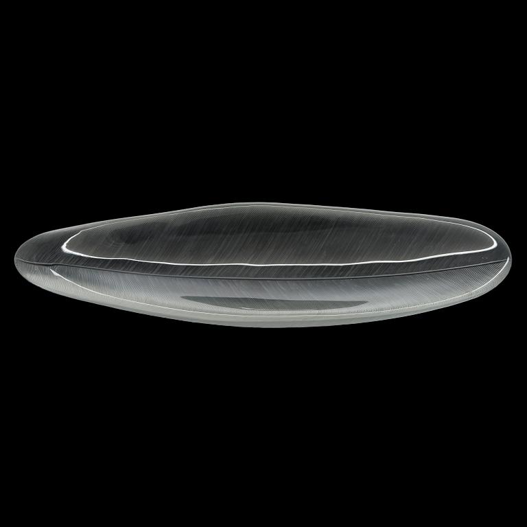 Tapio Wirkkala, taide-esine 3869, "Sulka" signeerattu Tapio Wirkkala Iittala -55.