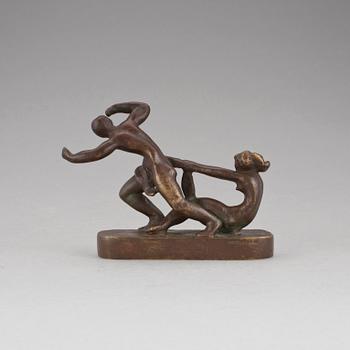 NILS FOUGSTEDT, bronsskulptur, signerad i gjutningen, märkt Otto Meyers Eftr.