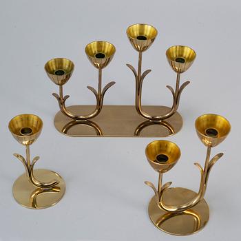 GUNNAR ANDER, 8 candle sticks.