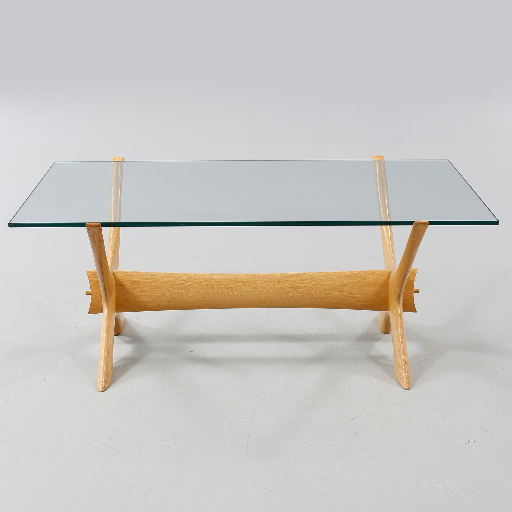 FREDRIK SCHRIEVER-ABELN, soffbord, Örebro Glasindustri, 1960-/70-tal.