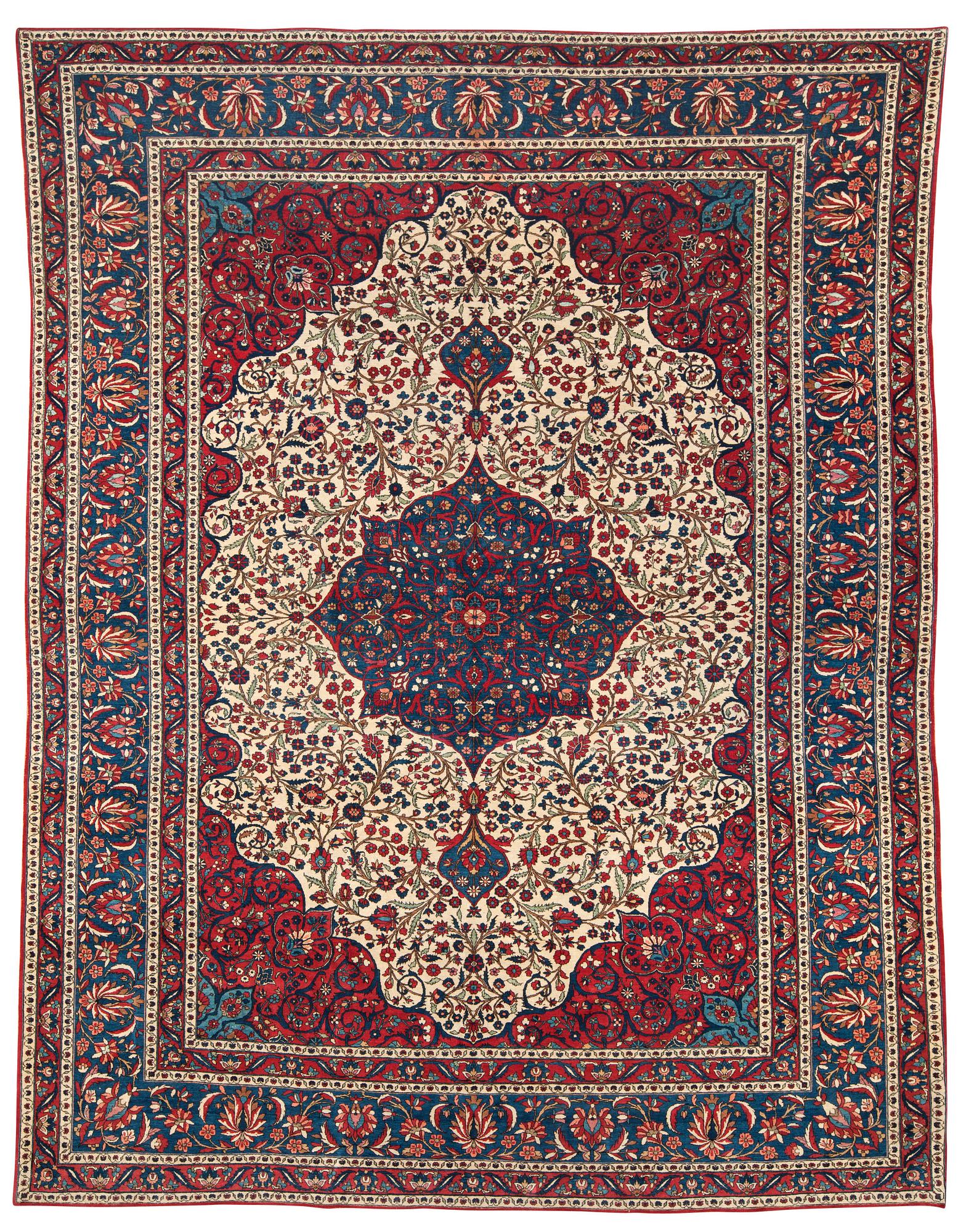 SEMI-ANTIQUE/OLD SAMAN (BACHTIARI AREA). 403,5 x 305 cm.
