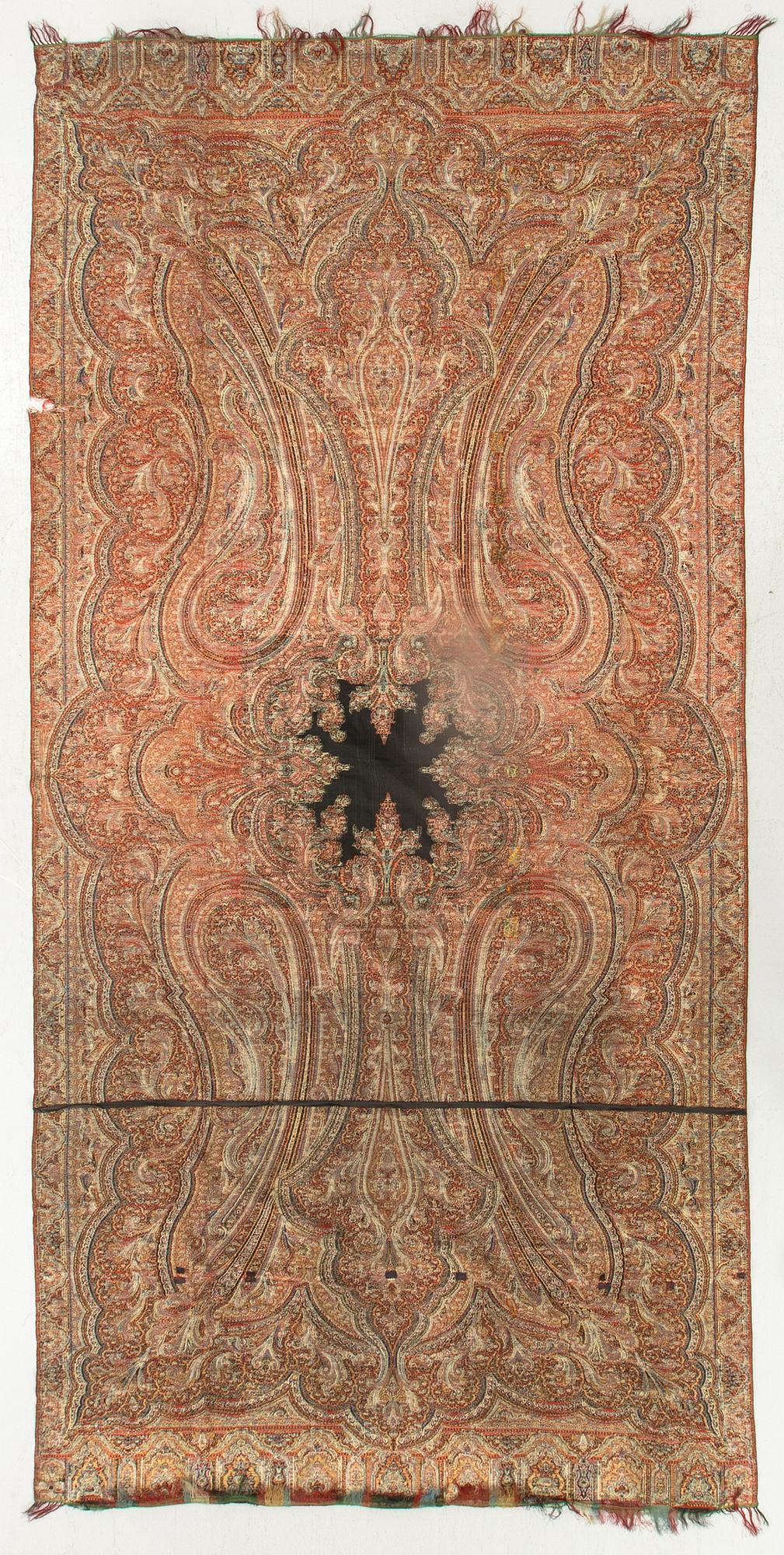 SJAL sk Paisley-sjal omkring 1900 ca 315 x 148 cm.