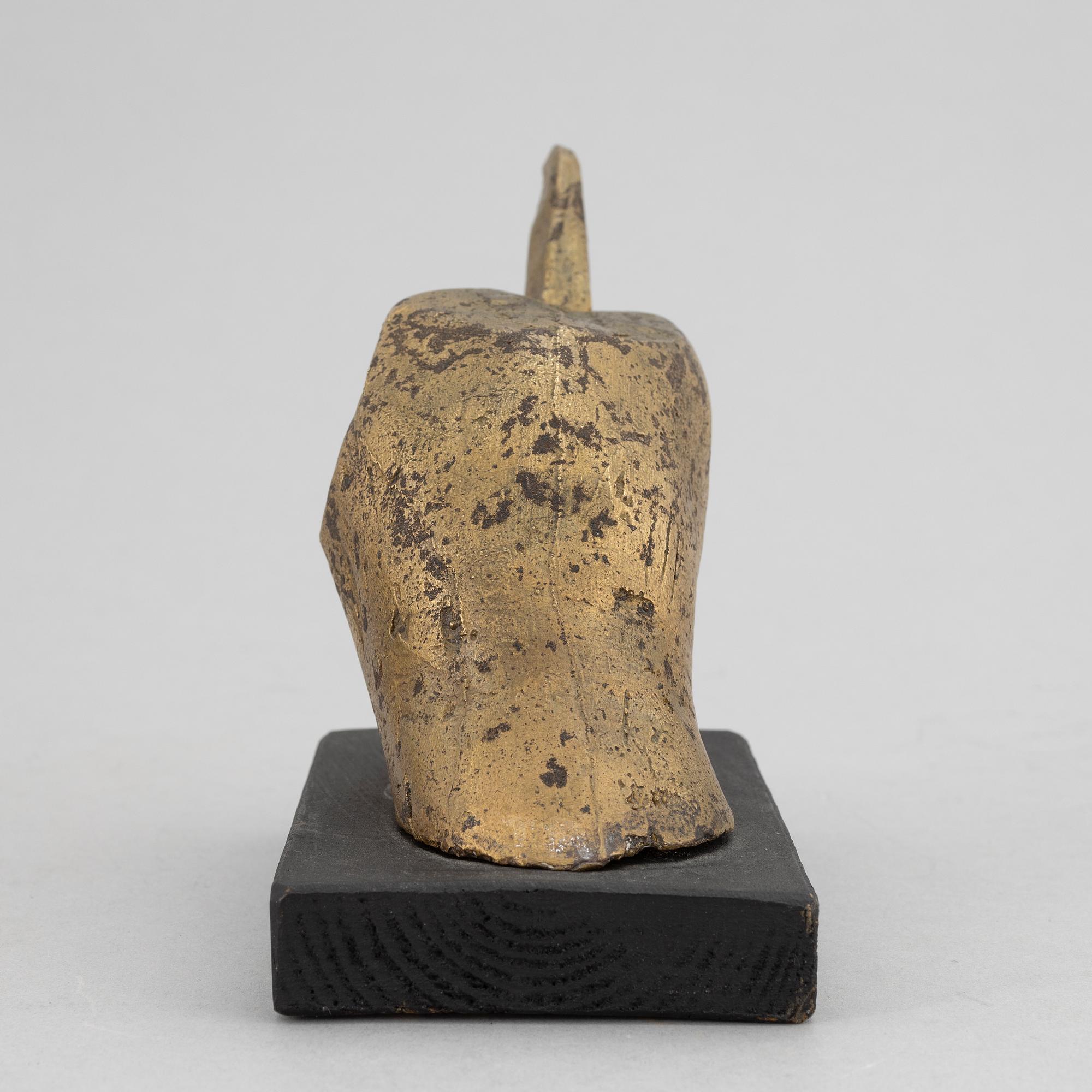 Torsten Renqvist, sculpture, bronze.