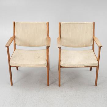 Karl Erik Ekselius, a pair of armchairs, second half of the 20th century.