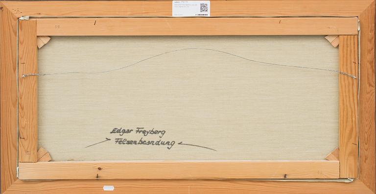 EDGAR FREYBERG, olja på duk, signerad.