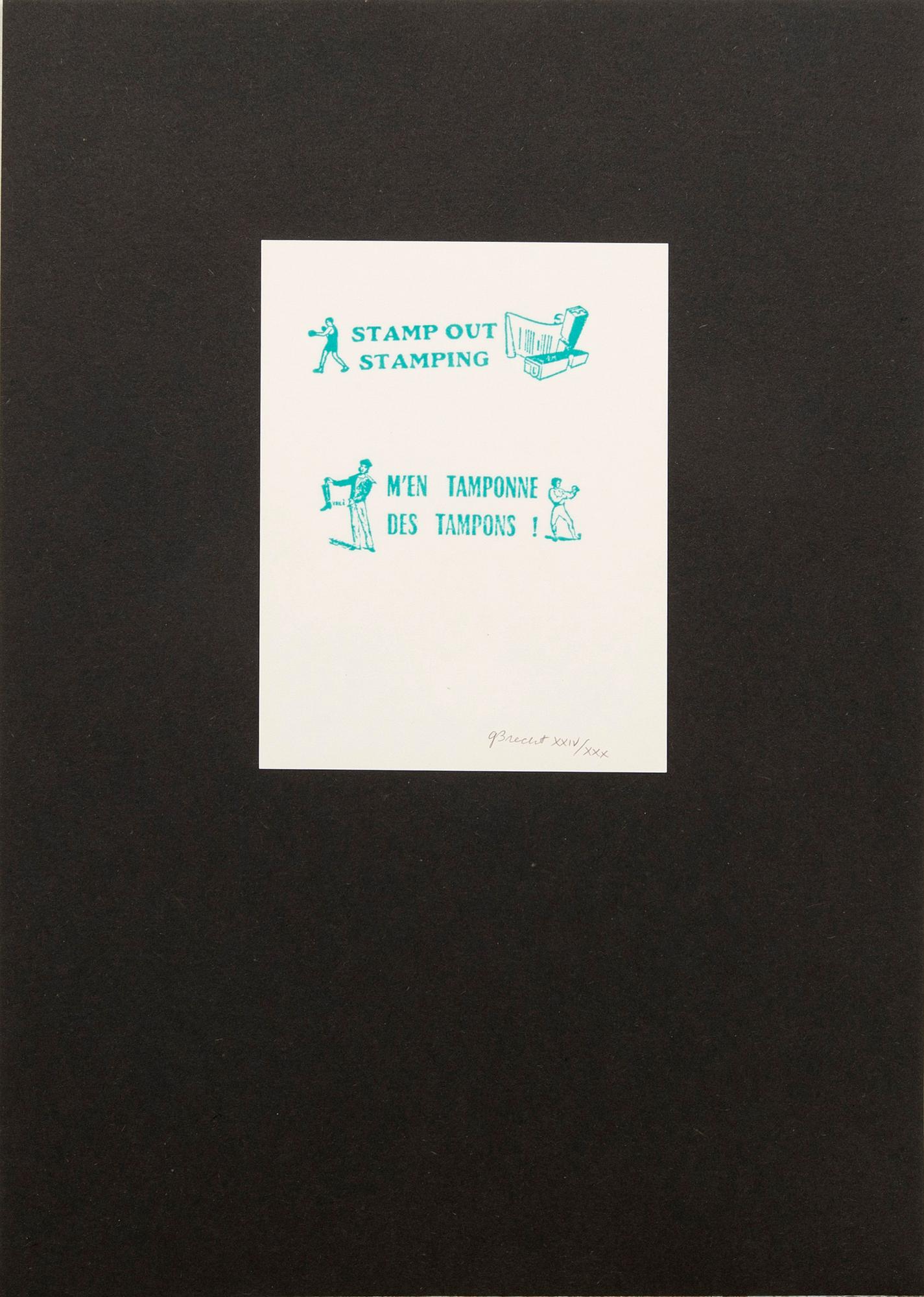 Homage to Arthur Köpcke, portfolio with 18 graphic sheets.