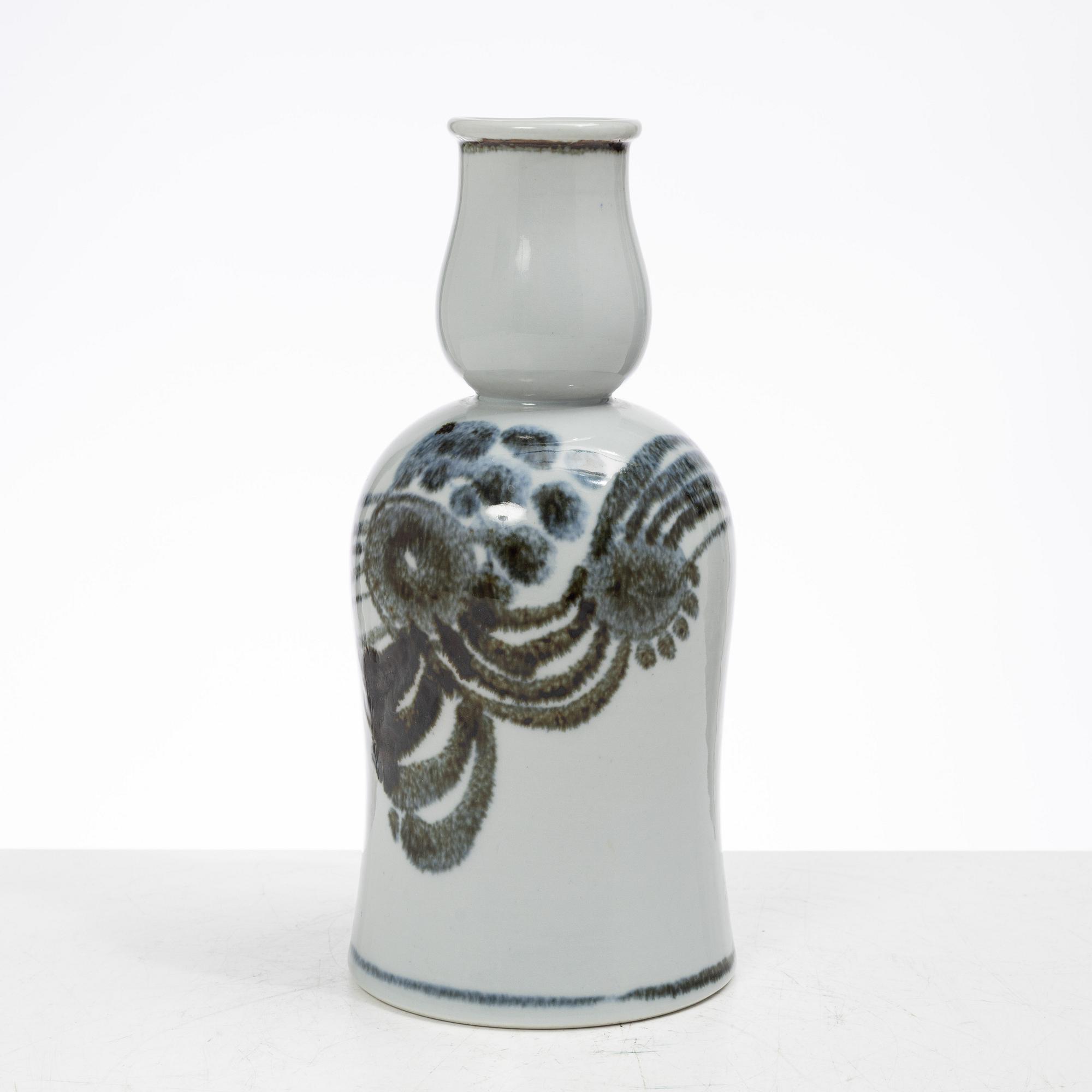Lisa Larson, a stoneware vase, from the 'Karolin' series, Gustavsberg Studio, 1960s.