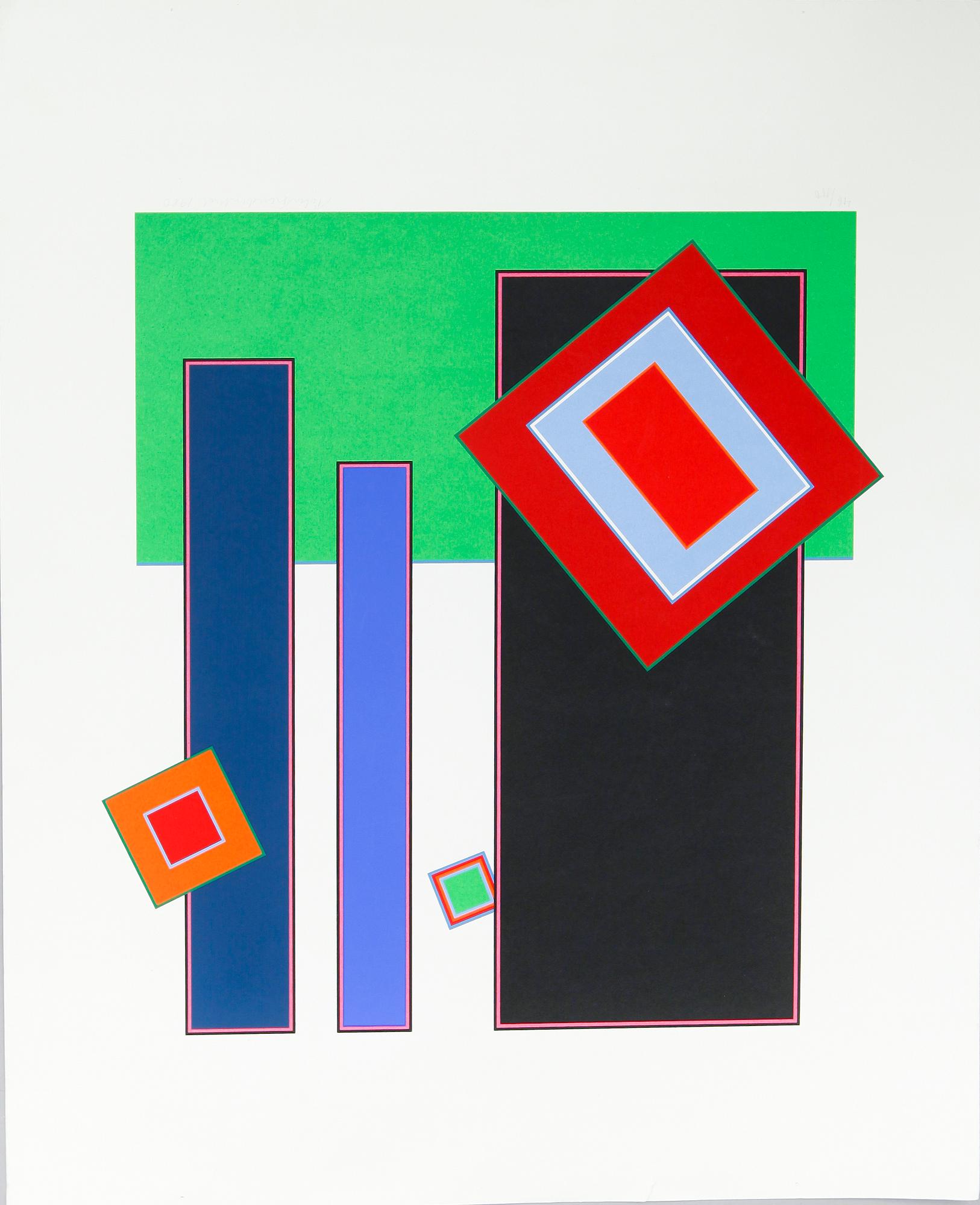 PETER FREUDENTHAL, färglitografi, signerad, daterad 1980 och numrerad 46/100.