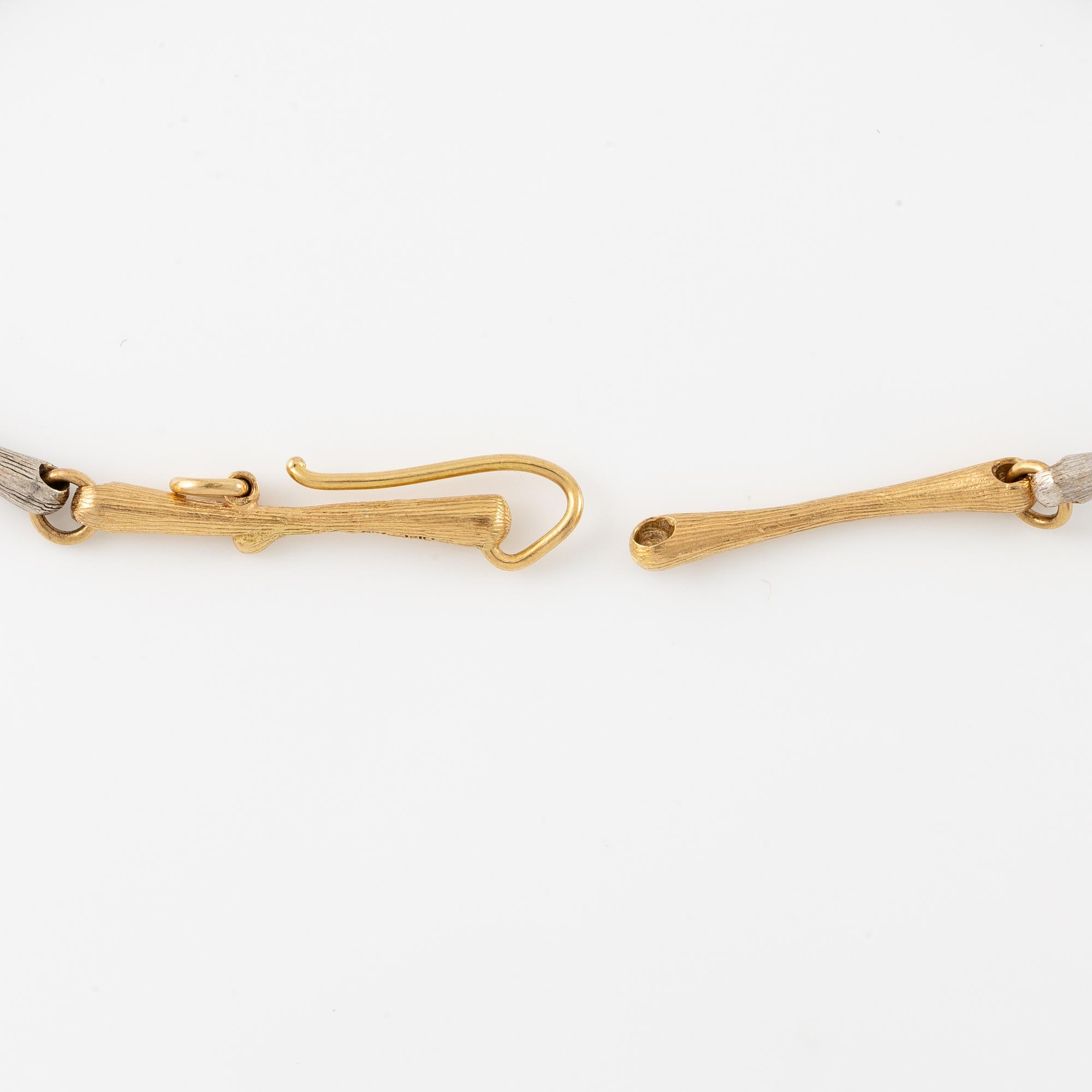 Ole Lynggaard armband 18K guld i tre färger, design Charlotte Lynggaard.