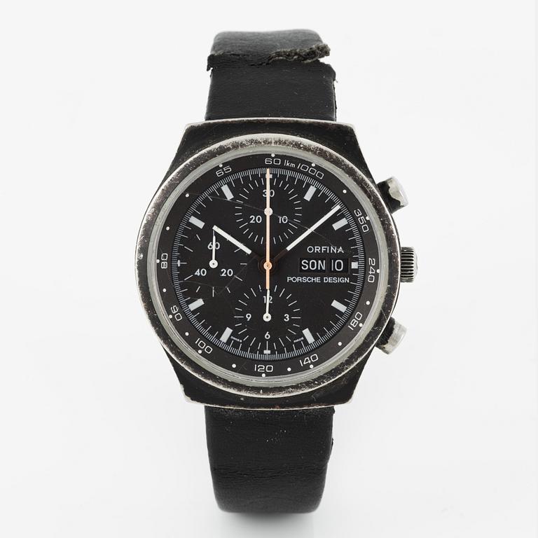 Orfina, Porsche Design, armbandsur, kronograf, 40 mm.