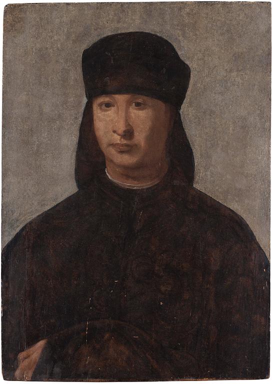 Giovanni Antonio Boltraffio Hans efterföljd, Porträtt av en kondottiär.