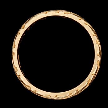 RING, doktorsring, 18k guld, Hovjuvelererare CF Carlman, Stockholm, 1971. Vikt 5,7g.