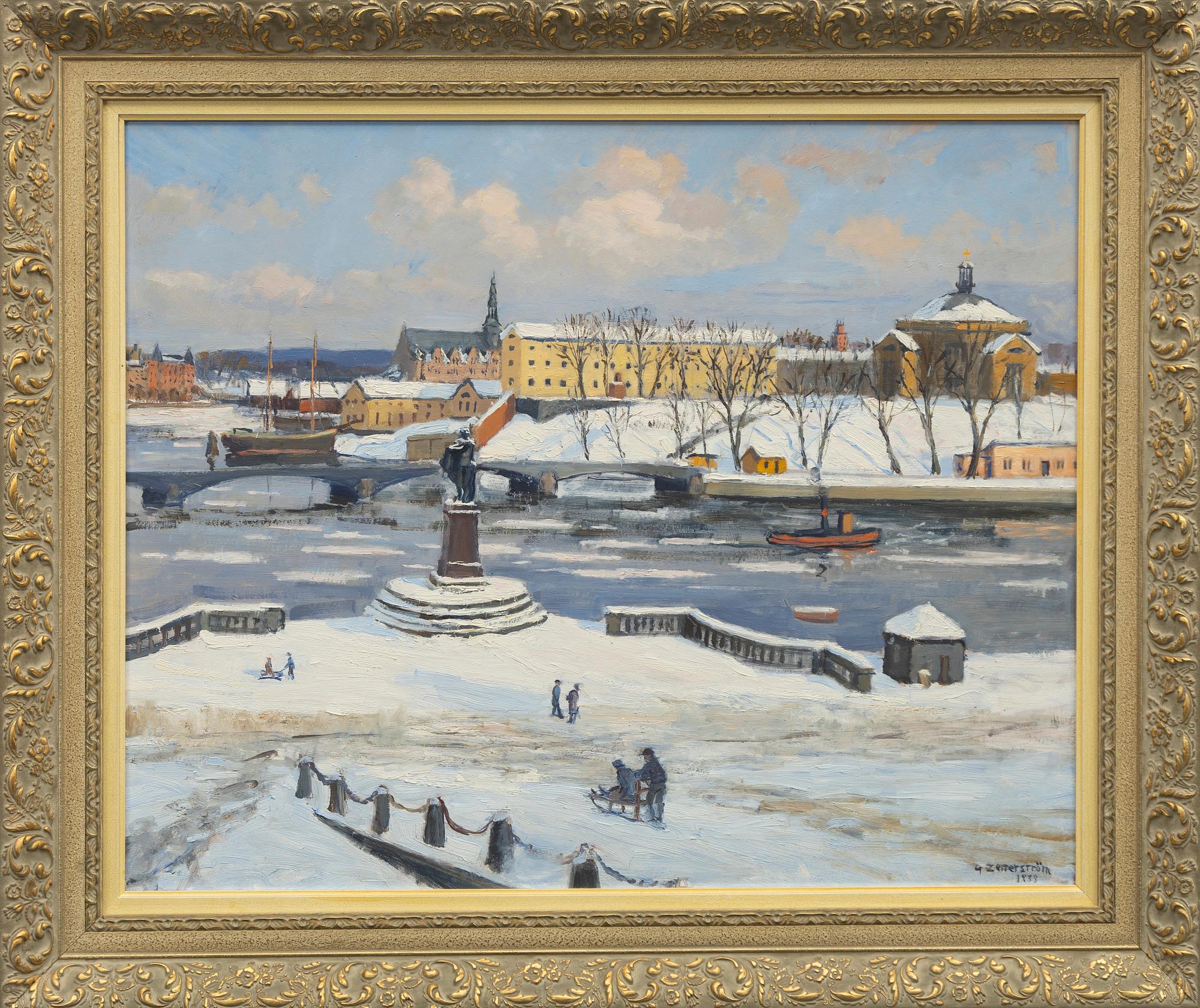 Gunnar Zetterström, View towards Skeppsholmen.