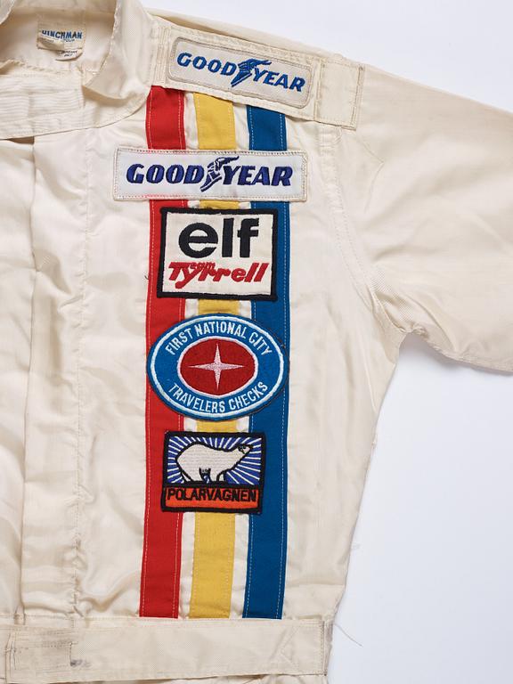 Ronnie Peterson's racing suit from 1977.