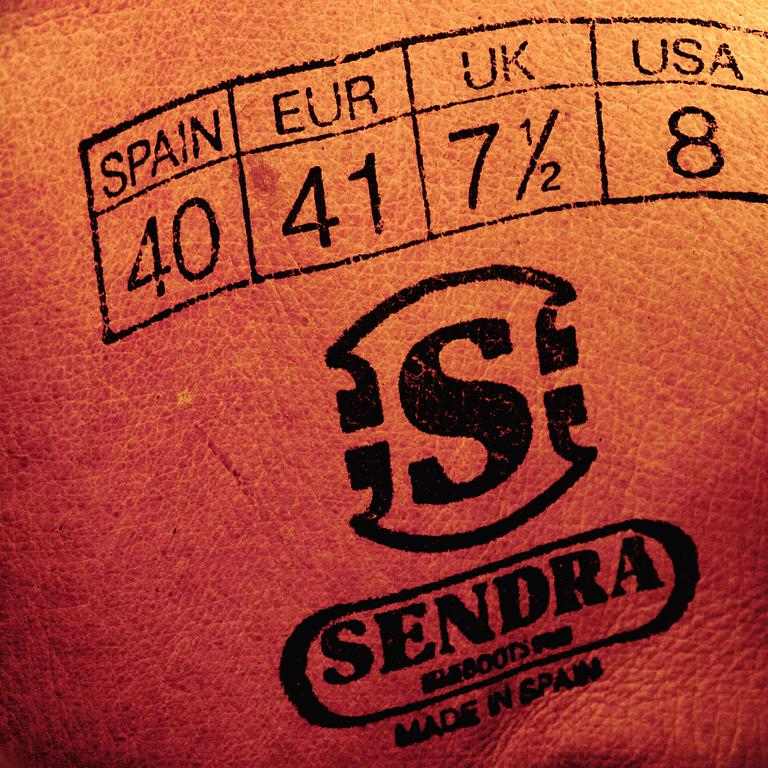 SEBDRA, a pair of snakeskin men´s cowboyboots, size 41.