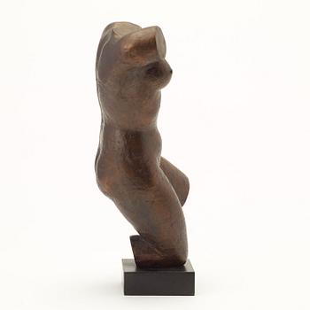 AXEL WALLENBERG, skulptur, brons, signerad och med gjutarstämpel H Bergman fud.