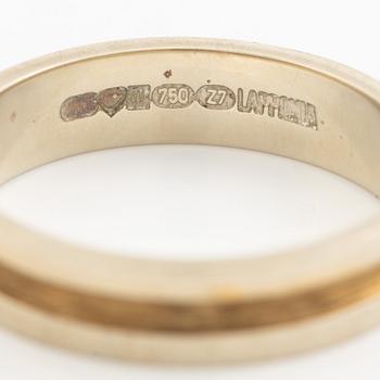 Lapponia, ring 18K gold and white gold, Finland 1977.