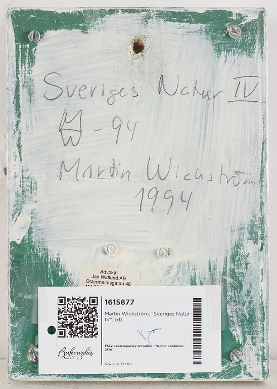 Martin Wickström, "Sveriges Natur IV".