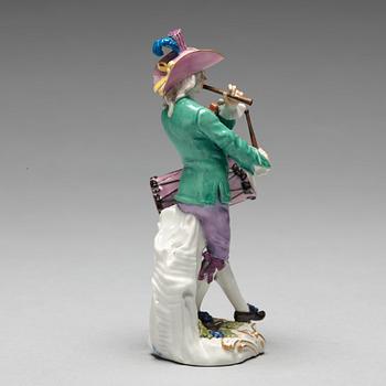 FIGURIN, porslin. Meissen, 1700-tal.