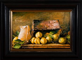 Fritz Jakobsson, STILL LIFE WITH APPLES.