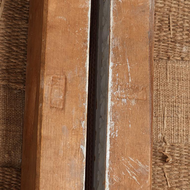 TABURETTER, ett par, av Erik Öhrmark (mästare i Stockholm 1777-1813), Gustavianska.