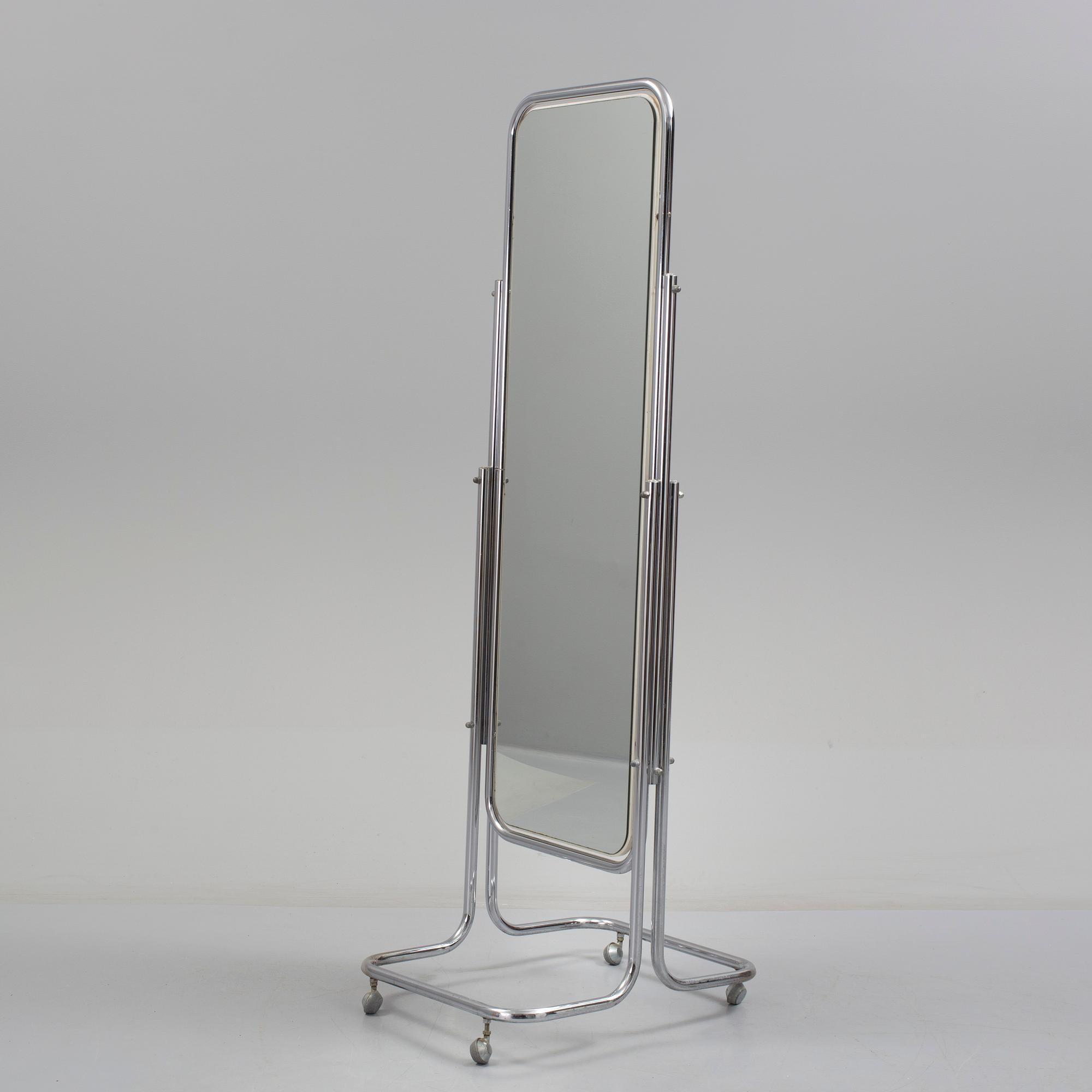 A second half of the 20th century floorstanding mirror.
