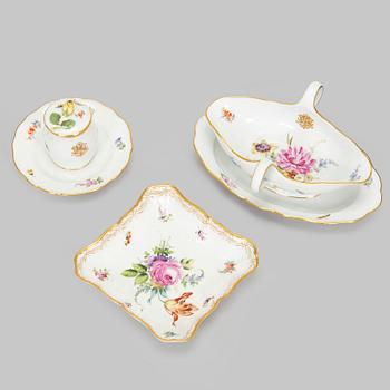 Meissen, astiaston osia, posliini, 18 kpl, Saksa.