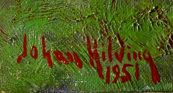 JOHAN HILDING HÄGLEBY, olja på duk, signerad och daterad 1951.