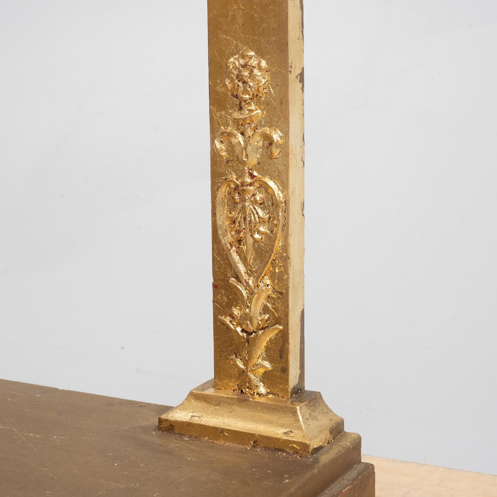 Console table, mid-19th century, Empire.