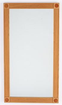 A 'Diplomat' oak mirror from Froseke, 1960's.