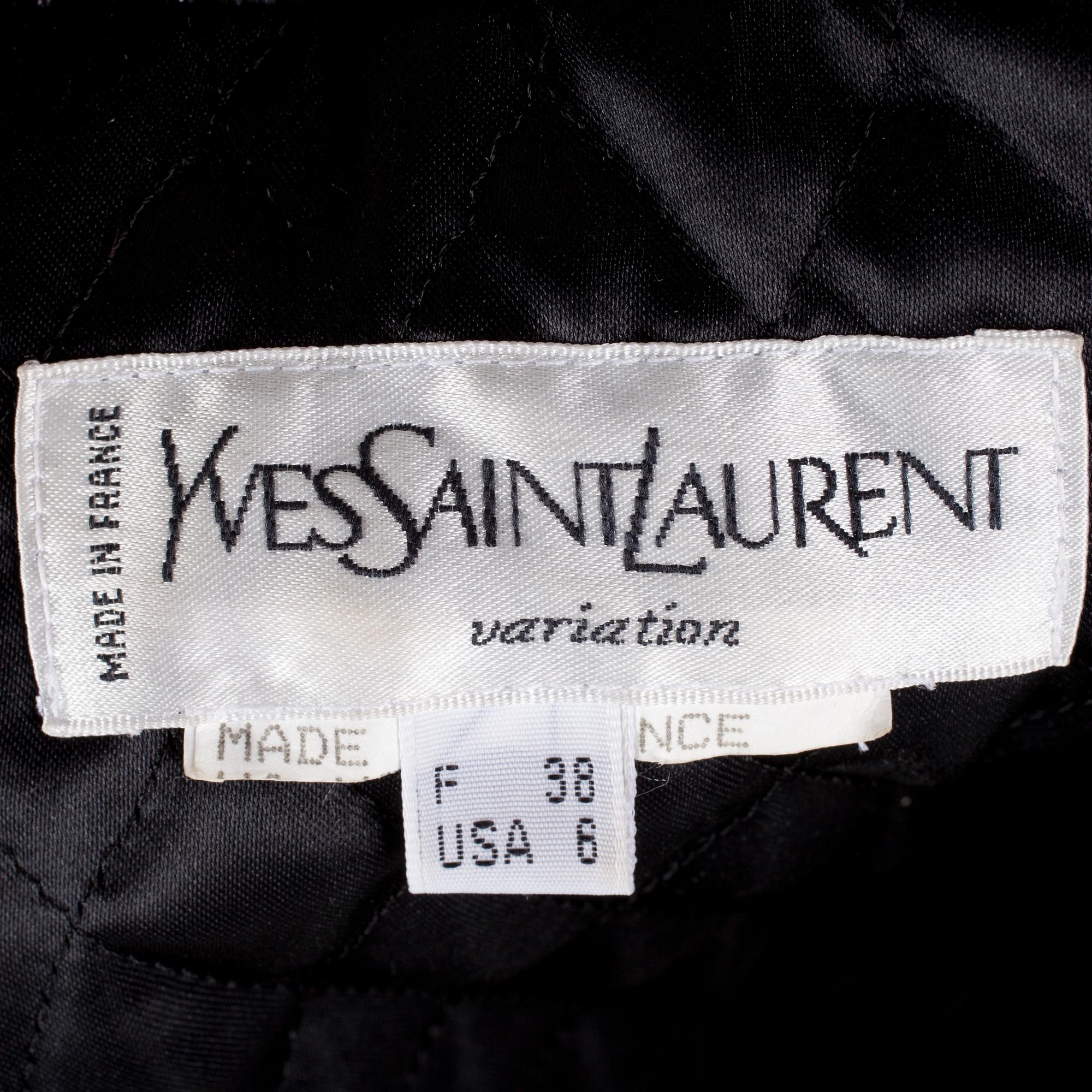 JACKA, Yves Saint Laurent.