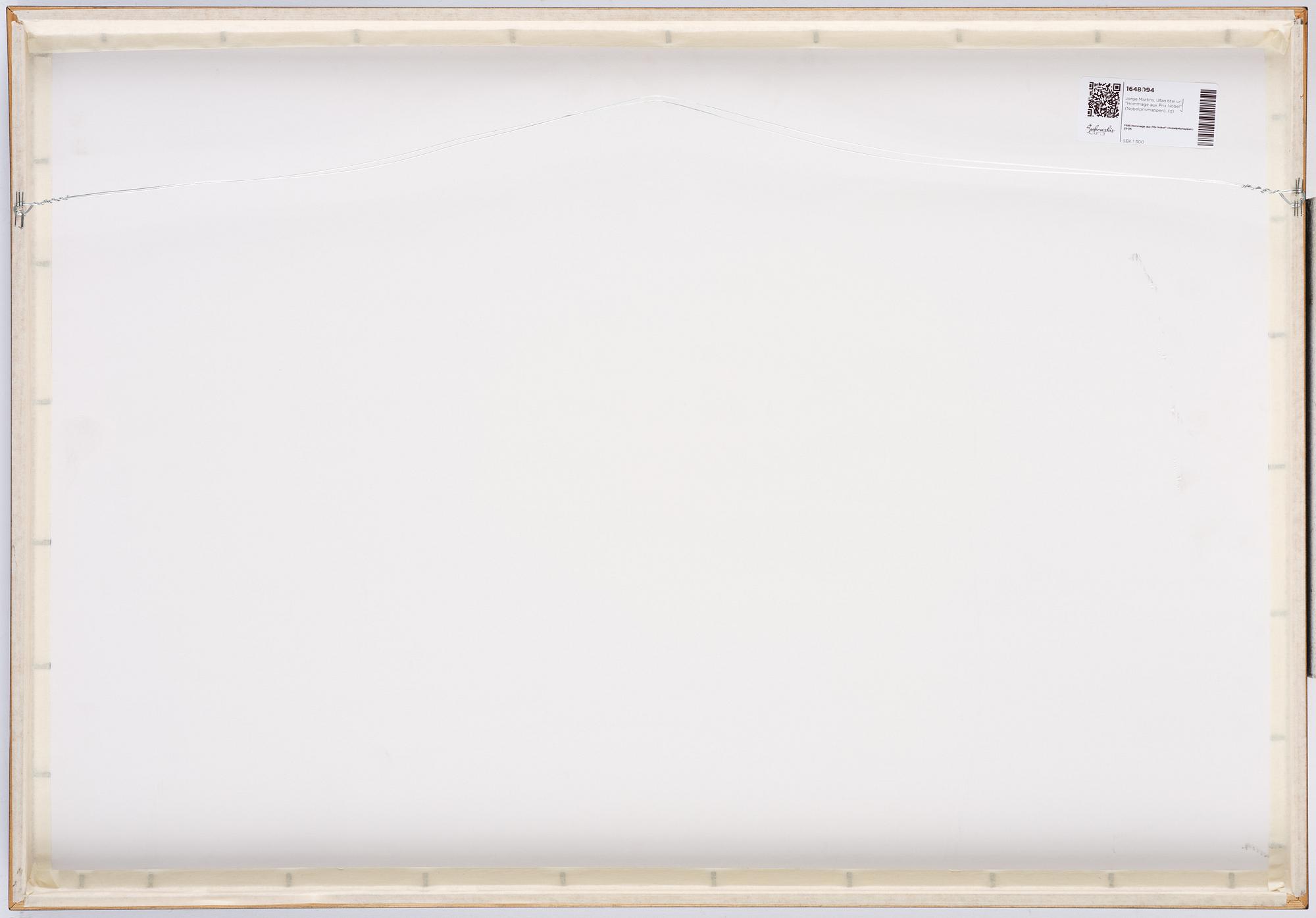 Jorge Martins, Untitled from: "Hommage aux Prix Nobel" (The Nobel Prize Portfolio).