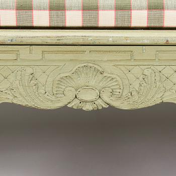 Trågsoffa, allmoge, 1800-talets senare hälft.