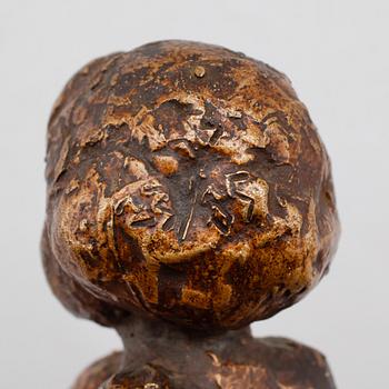 KG BEJEMARK, skulptur, patinerad brons, stämpelsignerad och numrerad 19/85.