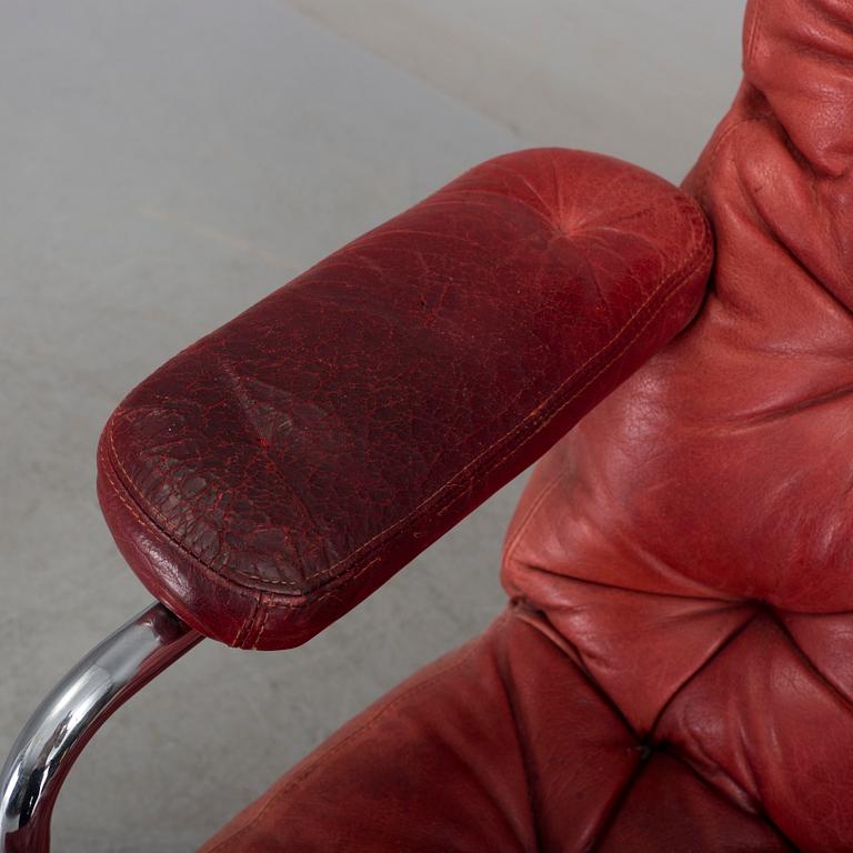 A Bruno Mathsson "Karin" armchair from the second half of the 20th century.