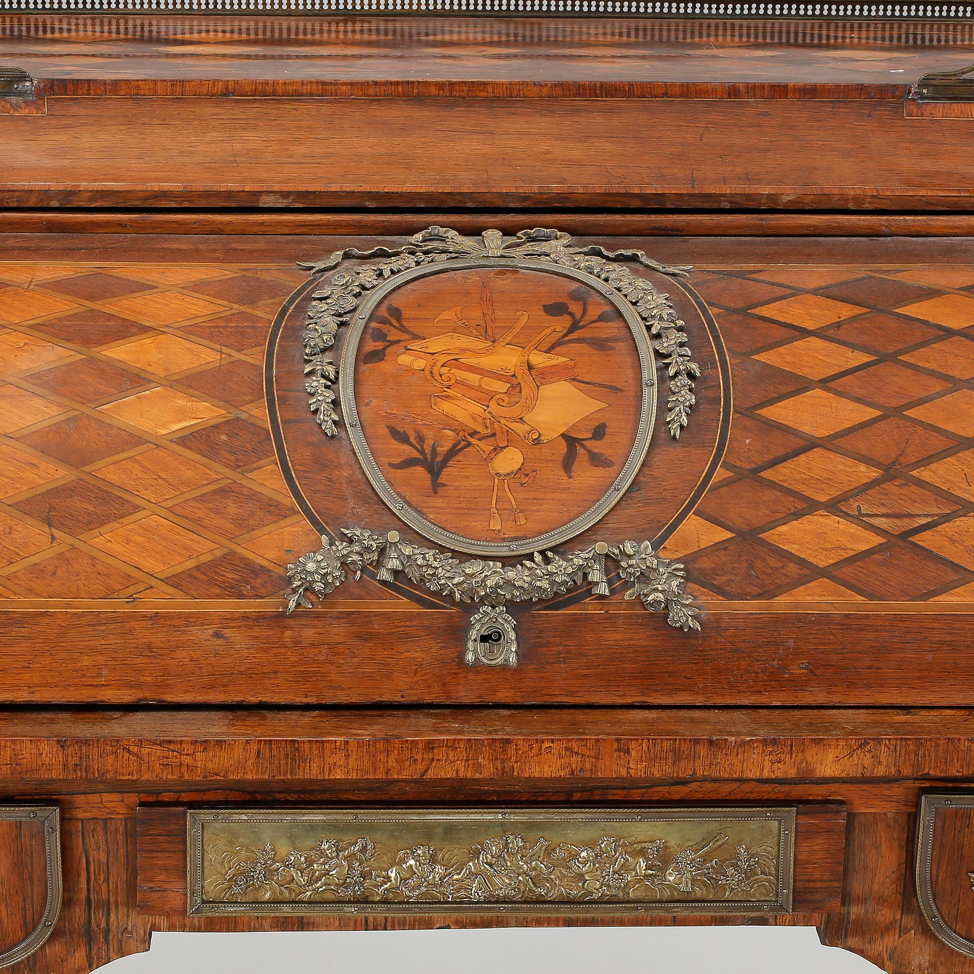 SEKRETÄR, Louis XVI-stil, 1800-tal.