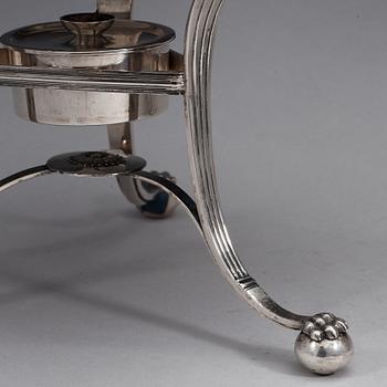 KAROTTER med lock och RECHEAU, ett par, av Johan Petter Grönvall, Stockholm 1829. Empire.