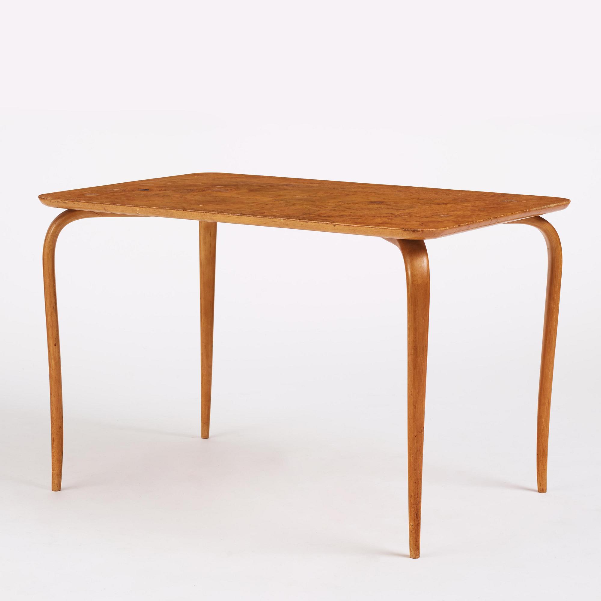 Bruno Mathsson, a coffee table, Firma Karl Mathsson, Värnamo, 1940s.